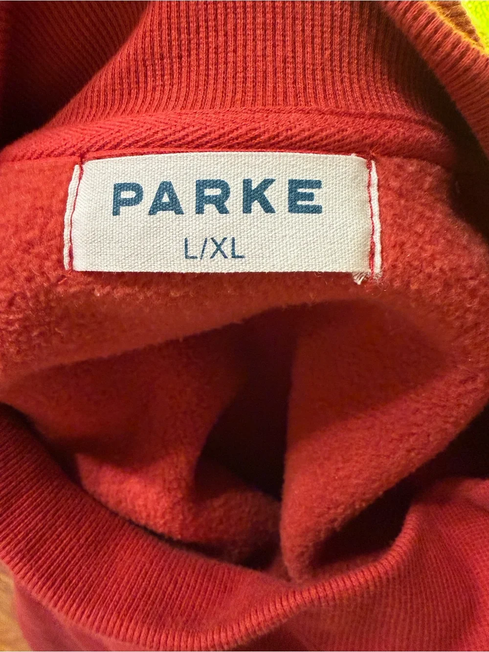 Red PARKE Mockneck Sweatshirt- Women's Casual Pullover